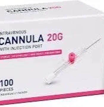 كانيولا وريدية مقاس 20G وردية (IV Cannula 20G)