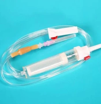 جهاز نقل دم مع فلتر معقم (Blood Transfusion Set)