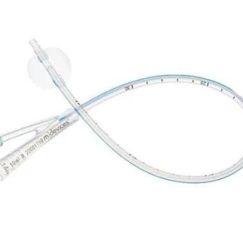 قسطرة بولية سيليكونية ثنائية F14 (Foley Catheter Fr14)