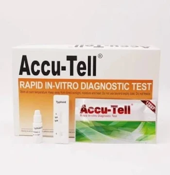 كاسيت فحص التيفوئيد السريع (Typhoid Rapid Test)
