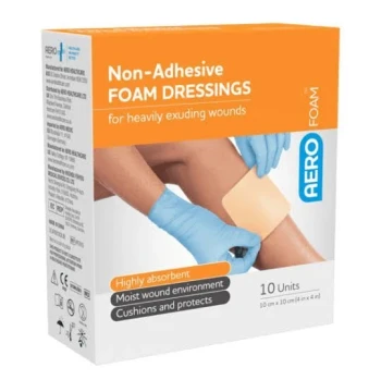 ضماد رغوي إمتصاصي Foam Dressing 10×10