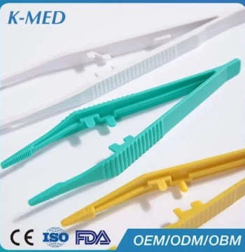 ملاقط بلاستيكية معقمة للغيار (Dressing Forceps)