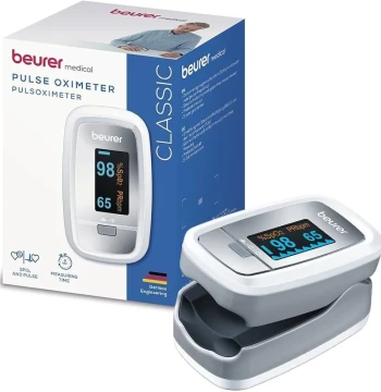 جهاز قياس نسبة الأوكسجين بالدم والنقض نبضي (Pulse Oximeter)